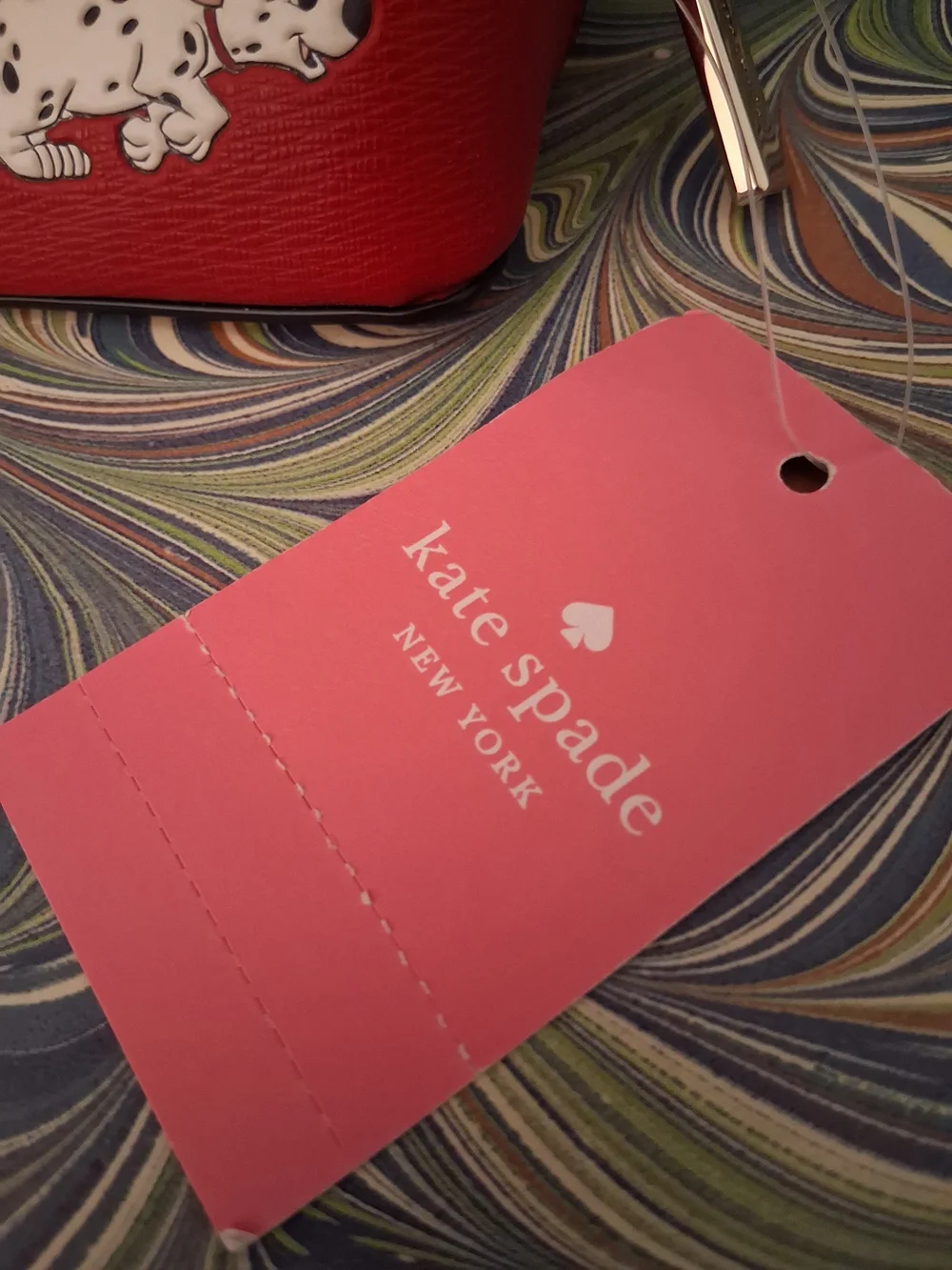 kate spade Red Cruella Cosmetic Pouch NWT